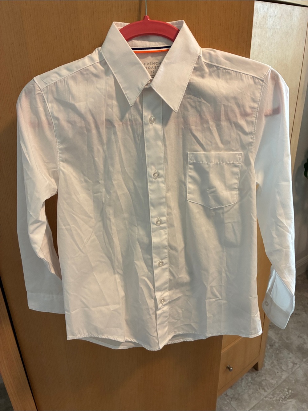 French Toast White Button-Down Shirt for Kids